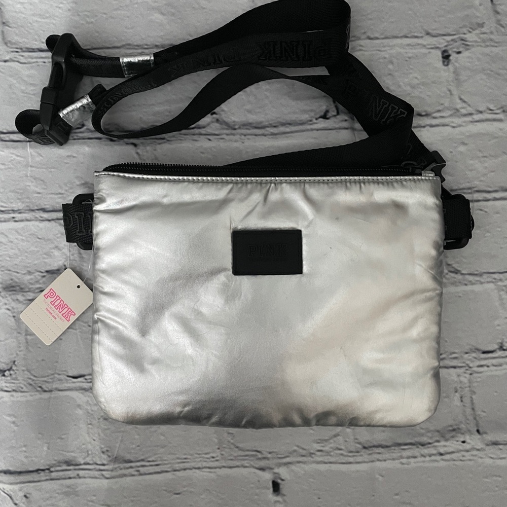 PINK silver crossbody